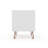 Rockefeller 20" Nightstand In White (2-Drawer)-975590475