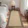 Floral Bordered Machine Washable Rug with Non-Slip Backing Non-Shedding Foldable Soft Low Pile Indoor Carpet