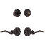 Nostalgic Warehouse Rope Rosette Entry Set with Swan Lever-121833141-121833143-101472663