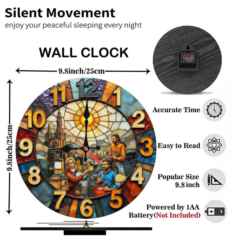 Horloge murale Artisan
