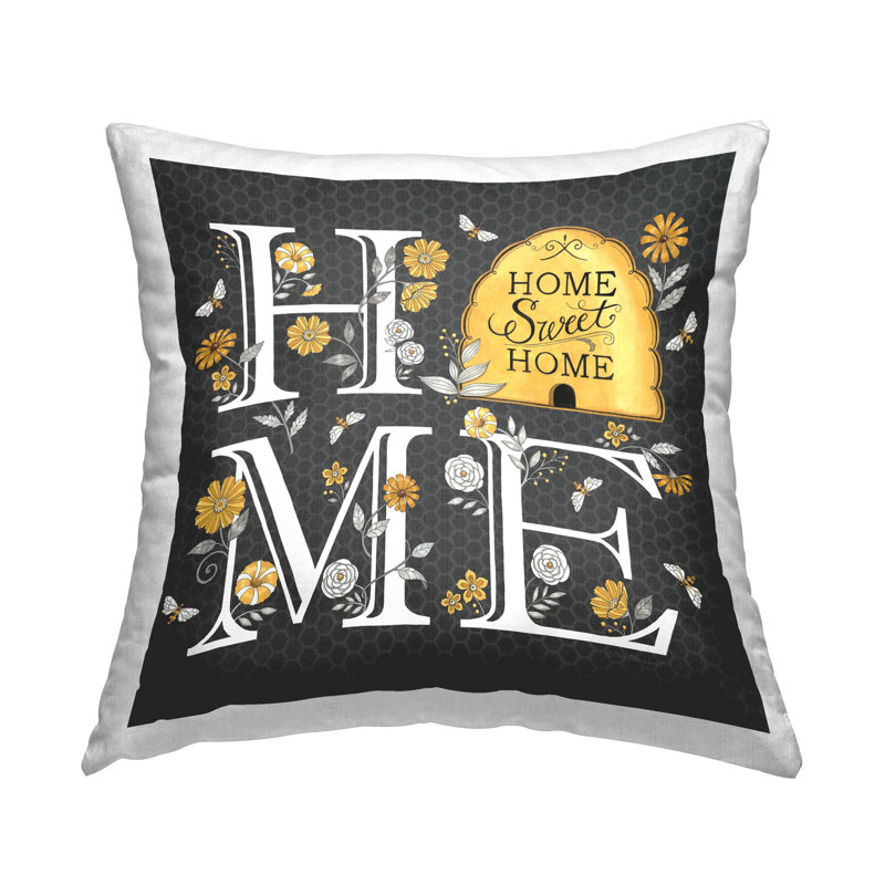 Polyester Throw Square Pillow Cover & Insert