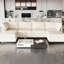 Canapé-lit convertible avec rangement, chenille beige, 6, 93,68 po x 67,8 po x 31,89 po, capacité de poids de 250 lb par siège, fonction et style de rangement modulaire modulaire, lb / siège-451814849-451814848