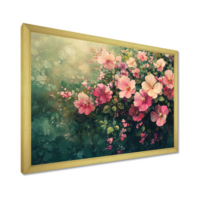 Imlach été rose aquarelle pivoines Bloom IV - pivoines, art mural