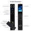 Serrure de porte intelligente 7-en-1 avec poignées Modan, déverrouillage du visage et des empreintes digitales, pêne dormant électronique, Bluetooth, Wi-Fi et contrôle des applications