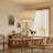 1-Light Geometric Pendant Lights Beige-677043666