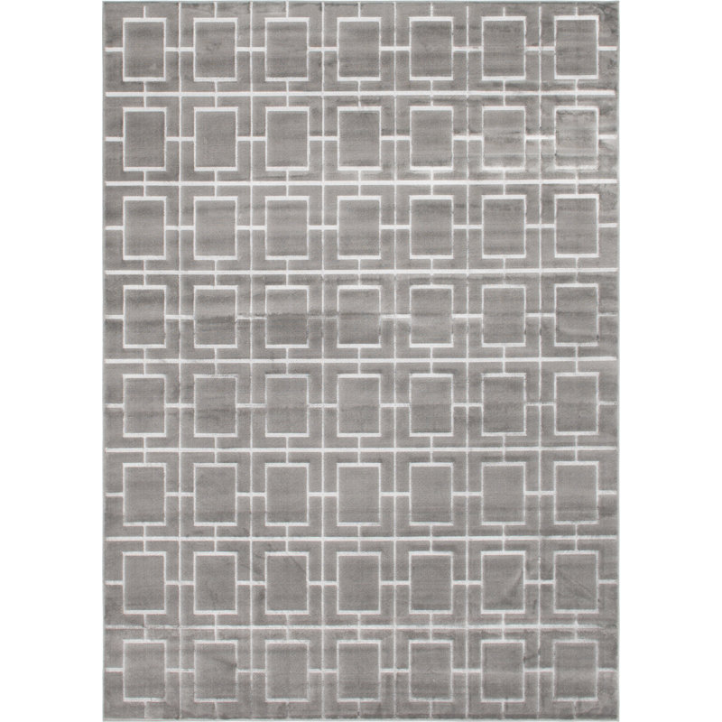 Glam Grey Rug, Rectangle 274 x 366cm