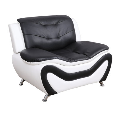 Fauteuil de chambre capitonné Maranda