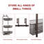Rangement mural en maille avec paniers muraux Arnish-897995231