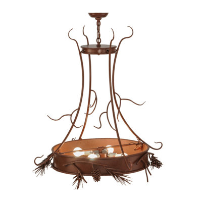 Woodland Pine 4 - Light Chandelier