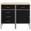 Set Of 2 Steel, 2X Cabinet-1360443483