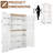 72" Kitchen Pantry Cabinets With Barn Doors And Spice Racks