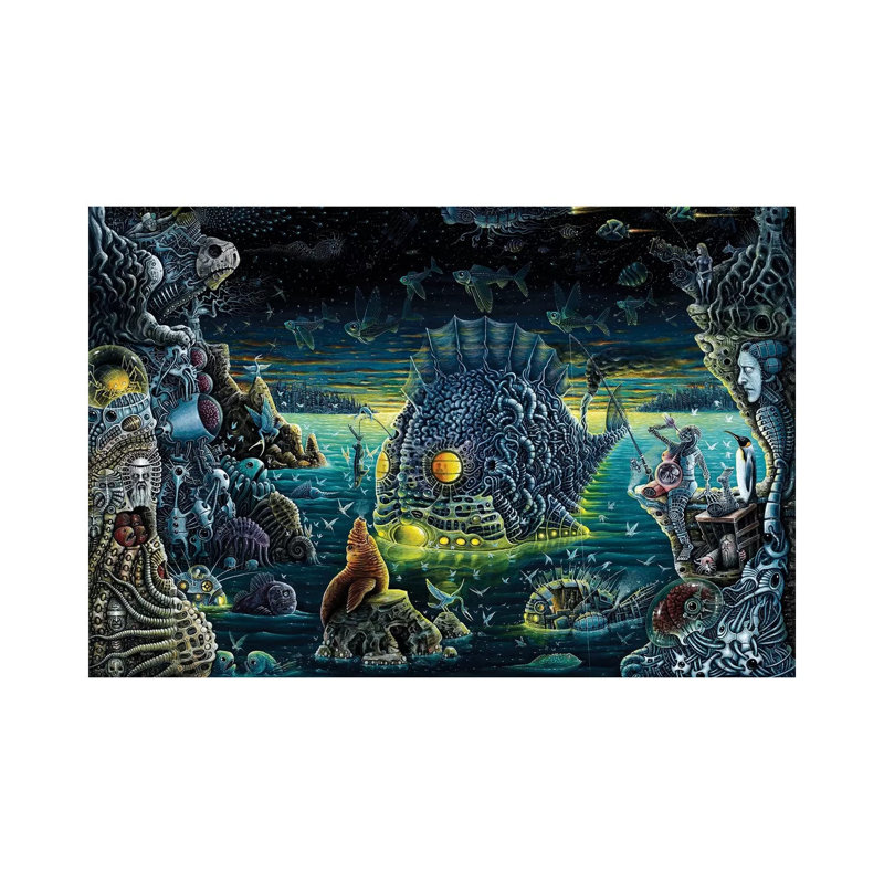 Night Trawlers by R.S. Connett - Wrapped Canvas Print, 101.6 cm H x 66.04 cm W