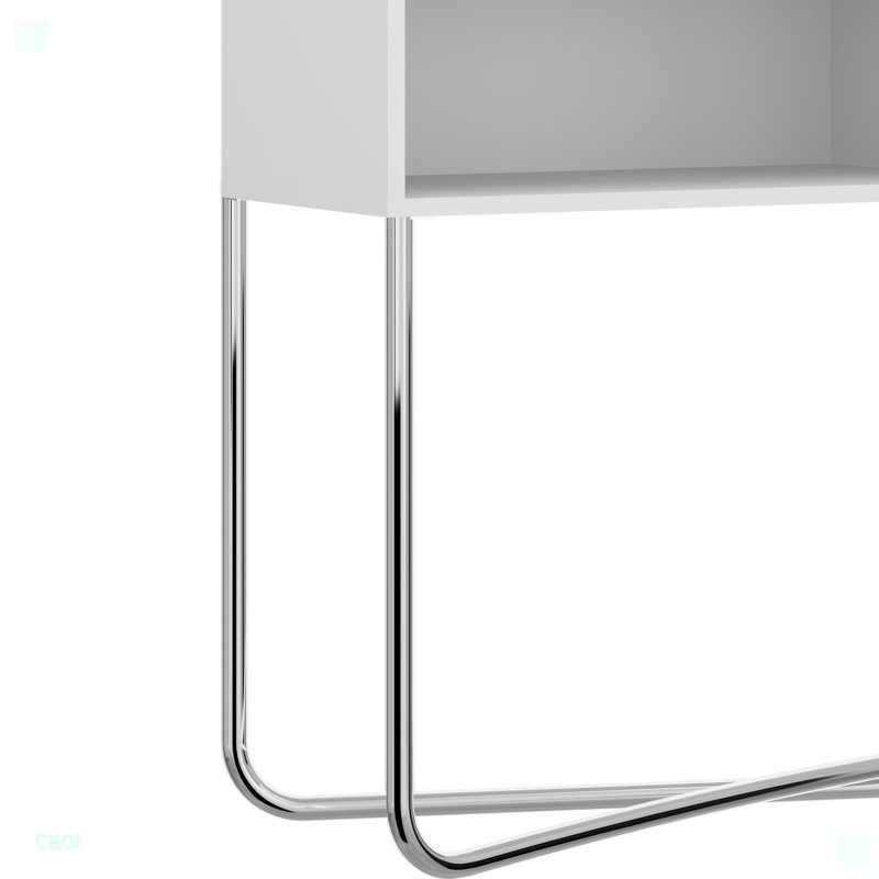 Jacyln 15.36'' Solid Wood Top Console Table