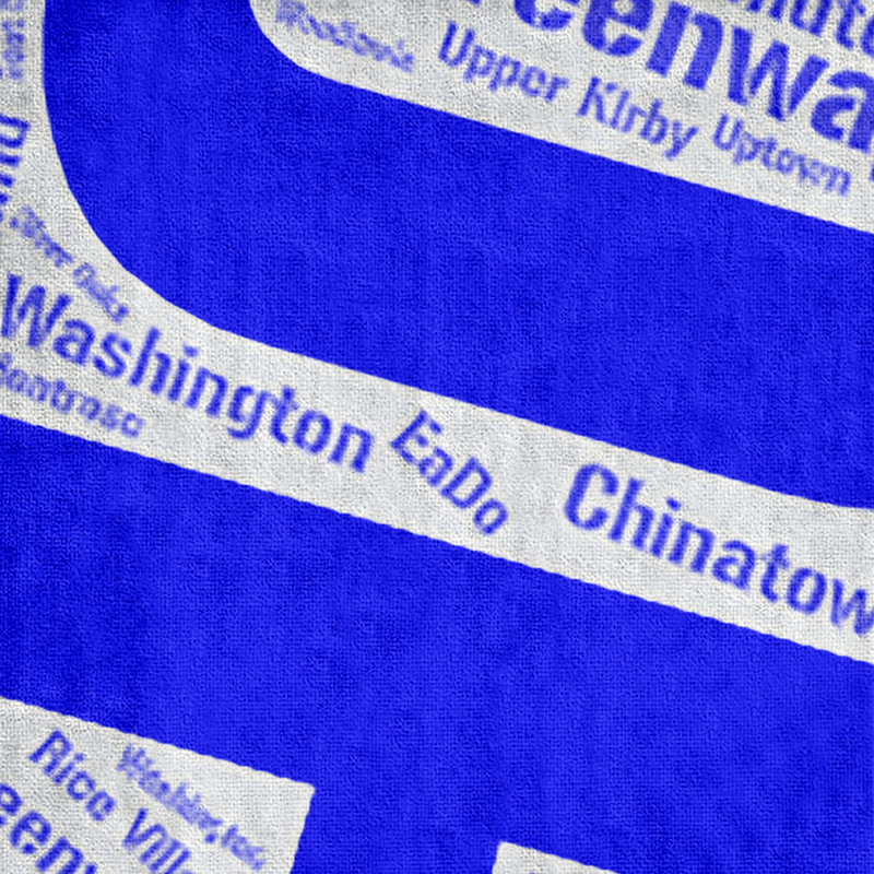 Bath Towel, Blue, Poly/Cotton, Houston