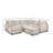 Torleif Chaise Sectional with Ottoman, Left Arm Facing-240794080