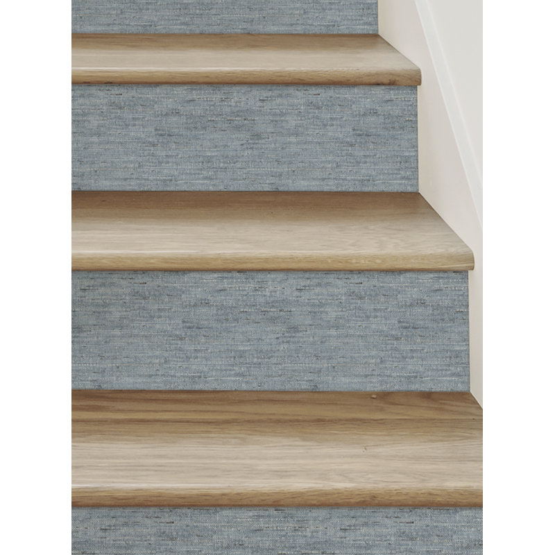 Décalcomanie murale Jair, L 7,5 po x l 48 po, Bleu