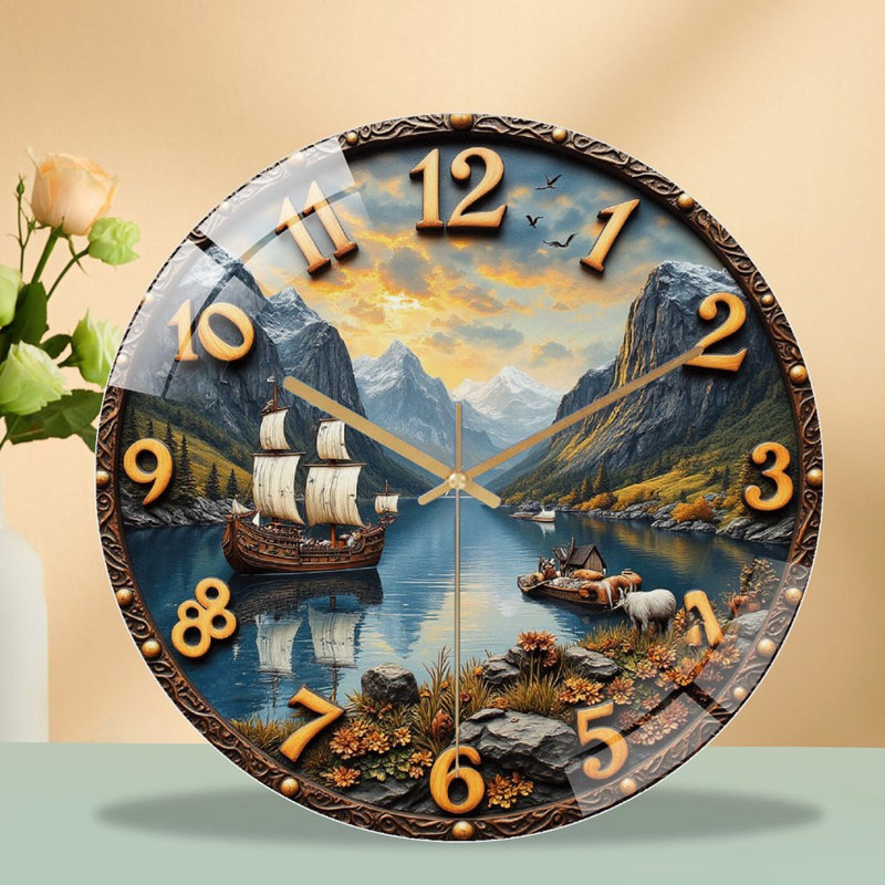 Horloge murale 12 po