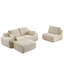 Canapé moderne en mousse à mémoire de forme compressée, grands canapés modulaires pour le salon, canapé modulaire Cloud pour animaux de compagnie, tissu en velours côtelé, causeuse très profonde, aucun assemblage requis-121217645