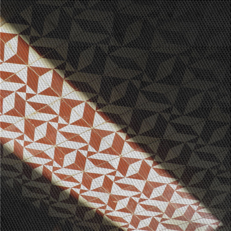 Geometric Indoor Rug, Square 8'