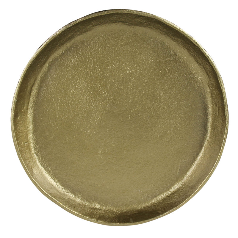 Plateau rond - Lrg, H 5,25 po x l 0,5 po x P 5,25 po