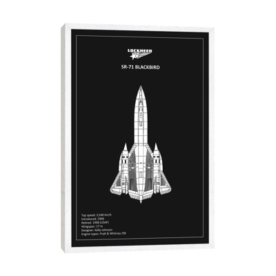 BP Lockheed SR-71 by Mark Rogan - Print on Canvas