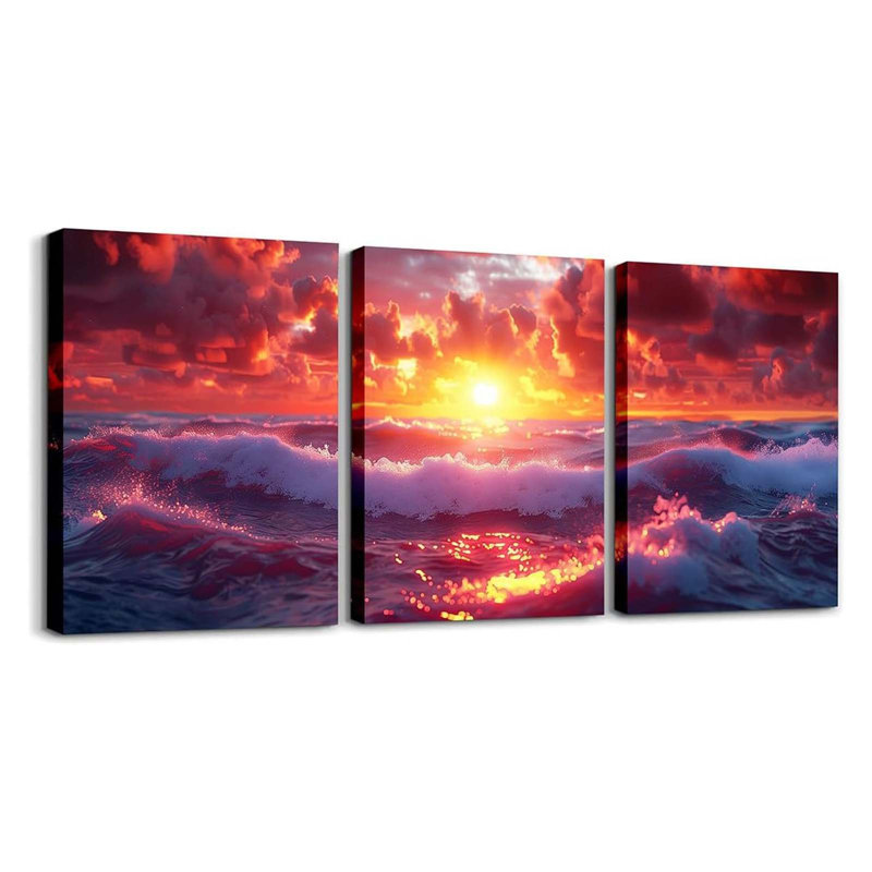 3 Piece Wrapped Canvas Print