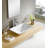 Modern Ceramic Rectangular Vessel Bathroom Sink