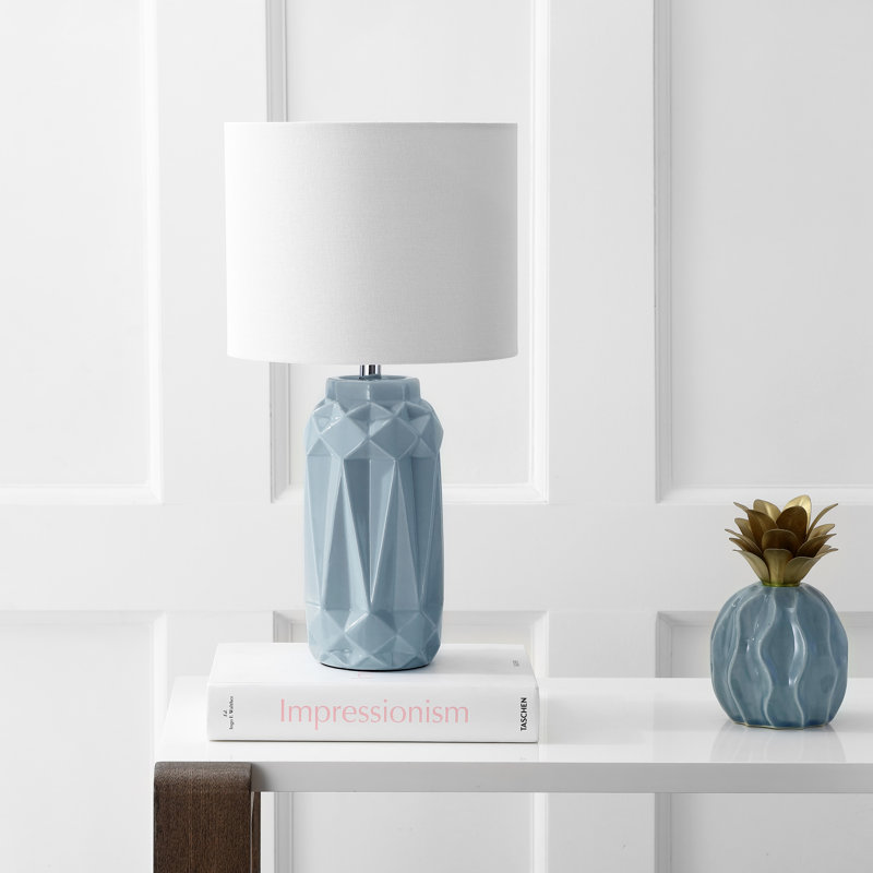 Lampe de table bleu clair 18 po Coto