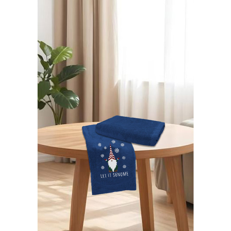 Cotton Tea Towel Kitchen Towel, Blue