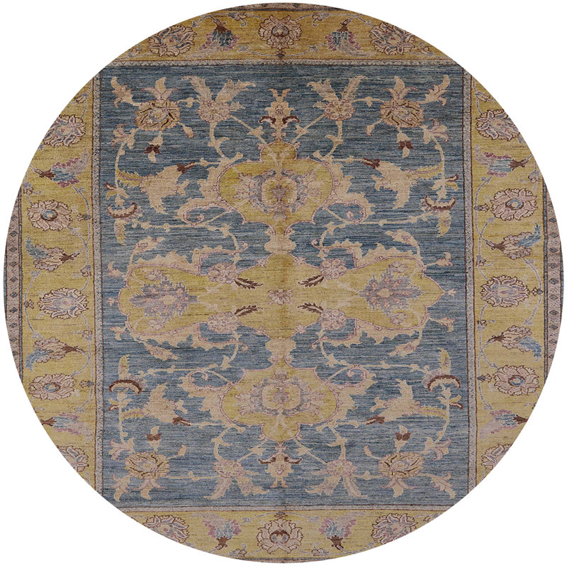 Oriental Indoor Rug, Round 4'