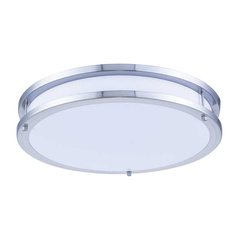 Plafonnier encastré simple 12 po Laveta, 26 W, H 3,5 po x l 16 po x P 16 po