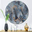 Art mural infusé liquide noir et or noir III-68854937