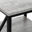 Table d'appoint, côté, bout, table de chevet, lampe, stratifié, métal-106667869-106667867