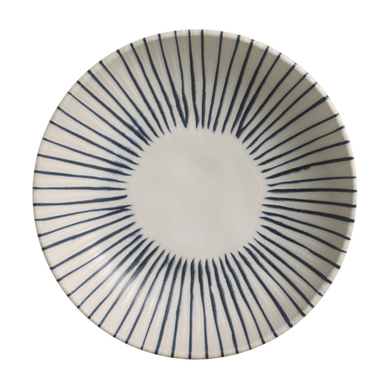 Elemento Salad Bowl 28 Oz Ceramic Stoneware - Microwave, Oven, and Dishwasher Safe, by Porto Brasil