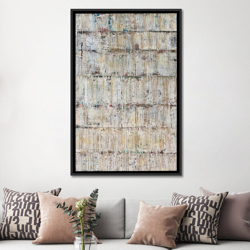 « layers of light », impression sur toile, Toile encadrée noire, Pas de tapis, H 48 po x l 32 po x P 1,5 po