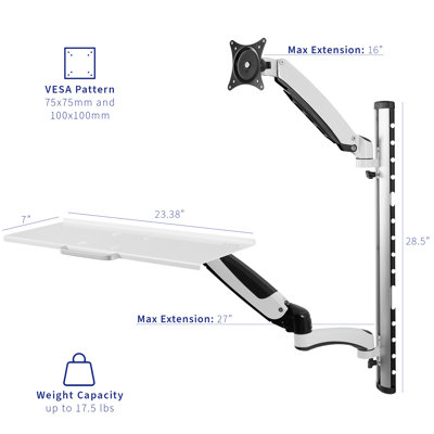 Vivo Single Screen Wall Mount
