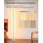 Ensemble de 2 lampes sur pied DEL, lampe sur pied à intensité variable avec interrupteur au pied, lumière blanche chaude de 1 100 lumens, grande lampe d'angle pour le salon, la chambre à coucher et le bureau