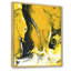 Jaune jaune, noir et blanc liquide Art VII - peinture sur toile-67442496-67442497