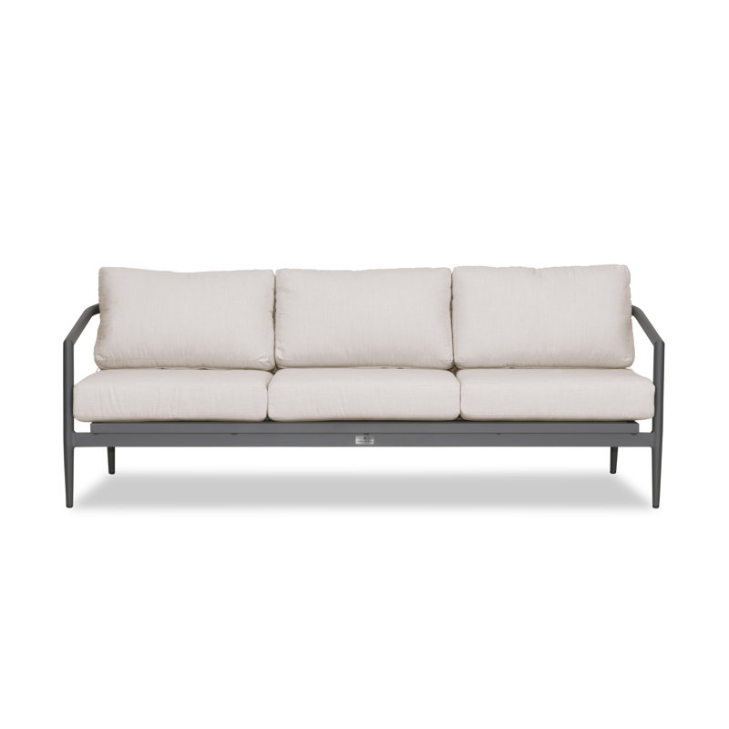 Canapé Delaine - Gris ardoise / galet, Argent coulé Sunbrella®, Ardoise