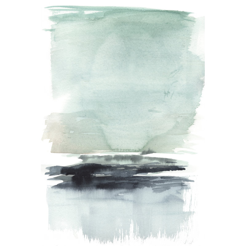 Teal Moor I - Painting, Wrapped Canvas, 91cm H x 61cm W