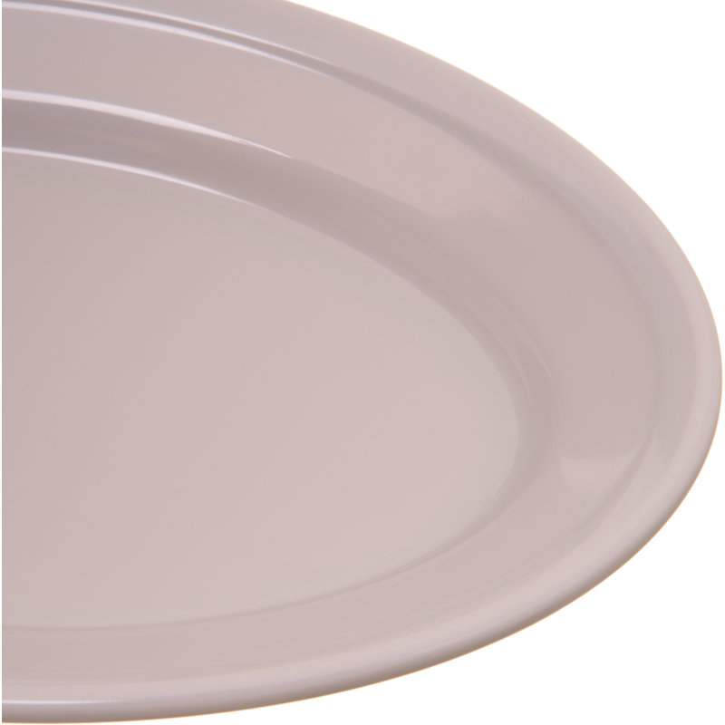 Plateau ovale en mélamine Dallas Ware®, l 6,25 po x P 9,25 po, Os
