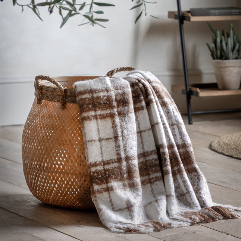 Bubovice Throw Blanket, Tan