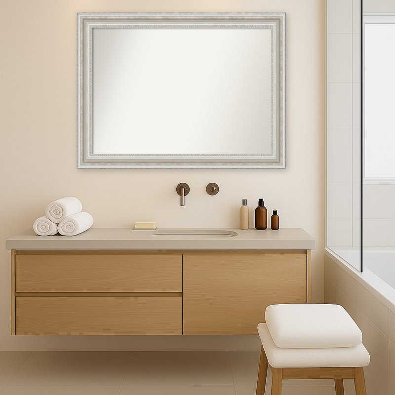 Miroir de salle de bain mural Parlor, H 32,5 po x l 43,5 po