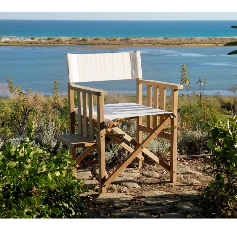 Safari Outdoor Teak Dining Armchair, Forest Green