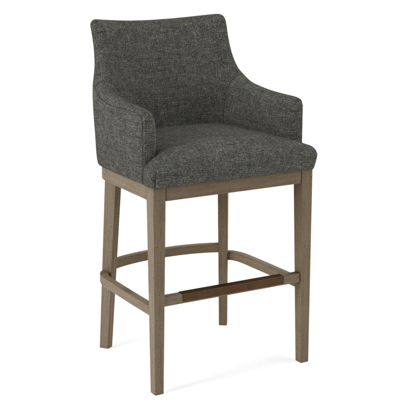 Upholstered Stool, 61536-78, Black