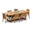 Lagos Outdoor Teak Dining Set-1617988210
