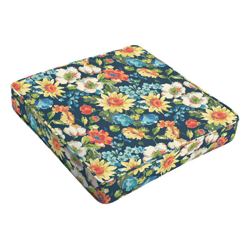 Outdoor 2'' Dining Chair Cushion, 2" H x 19" W x 19" D