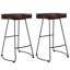 Seleukos Counter Stool with Metal Frame-2041900880
