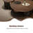 side table small cart coffee table