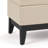 Oregon 42"W Upholstered Vegan Leather Contemporary Rectangular Lift-Up Storage Ottoman Bench with Tray and Hidden Storage-689329887